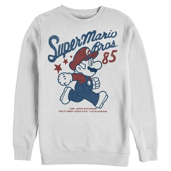 Mens Nintendo Super Mario Bros 85 Sweatshirt