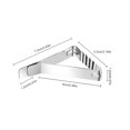 thumbnail image 4 of Para Mantel Acero Inoxidable Abrazaderas Fijas Restaurante 6 Uds., 4 of 5