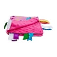 thumbnail image 4 of The Learning Lovey - Educational Learning Lovey Ribbon Tag Security Blankets (Unicorn), female, 4 of 4