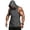 Grey, variant on JIAYUE Men Tank Top Sleeveless With Front Pocket Solid Color Hoodies For Gym Training And Fitness Workouts