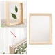 thumbnail image 5 of Marco de fotos de muestra de planta de madera, marcos de fotos de vidrio transparente de doble cara, adorno de decoración de pared para boda DIY Los 21x297cm, 5 of 9