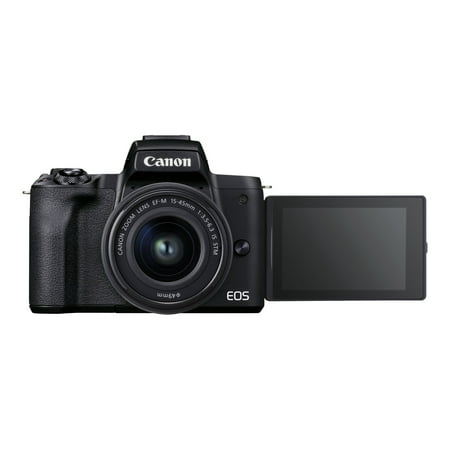 Canon - EOS M50 Mark II Mirrorless Camera 2 Lens Kit with EF-M 15-45mm f/3.5-6.3 IS STM & EF-M 55-200mm f/4.5-6.3 IS STM Lenses