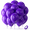 Purple, variant on Assorted Rainbow Latex Balloons, 50 Pack 12 inch Round Helium Bright Color Balloons for Birthday Bridal Shower Wedding Party Decorations