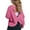 Hot Pink C, variant on Girls Casual Loose Open Back Tops Summer Crewneck Long Sleeve Shirts Teen Clothes for Girls Size 4-14