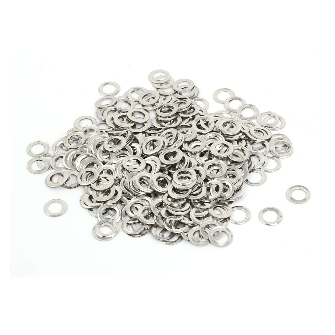 500pcs 4mm Inner Dia 201 Stainless Steel Eyelet Grommets Kit w Washer