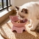 thumbnail image 4 of Cuenco elevado para perros y gatos con soporte de cuello a 15° - Plato inclinado para comida antiasfixia para razas de cara plana, base antideslizante con peso, cuenco fácil de limpiar, 4 of 6