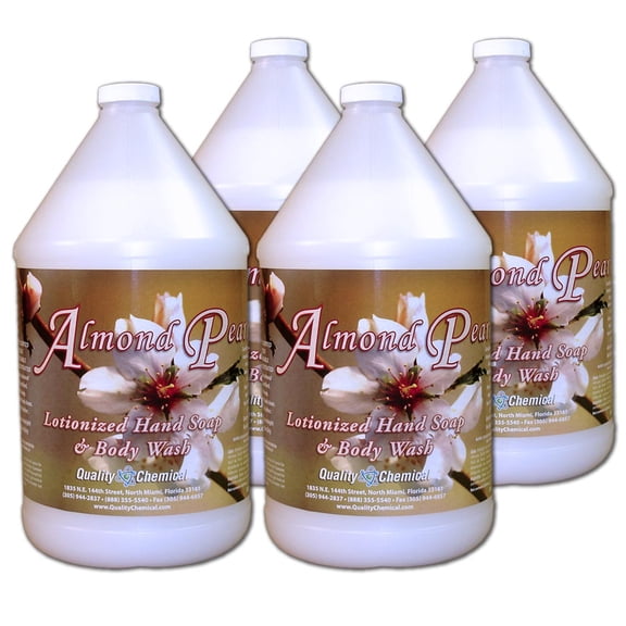Quality Chemical / Almond Pearl Luxury Hand Soap / All Skin Types / 4 Gallon Case