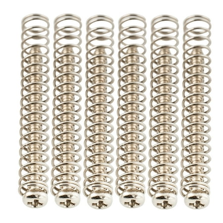 

Musiclily Ultra UNC#3-48X1.1 Inch Stainless Steel Humbucker Pickup Mounting Screws and Springs Set for American Made Electric Guitar Nickel (Set of 6)