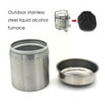 thumbnail image 4 of Réchaud à Alcool en Acier Portable pour Camping en Plein Air, Outil de Pique-Nique, Réchaud de Cuisson Adapté pour Randonnée en Plein Air, Facile à Utiliser, 4 of 7