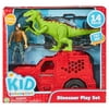 Kid Connection Dinosaur Truck Vehicle Playset (14 Pieces)