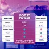 Boost Power Gummies Advanced Formula All Natural Vitamin Supplement ...