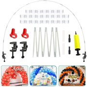 Balloon Arch Kit 12ft Adjustable Balloon Arch Stand with Tie Tool  Clip Balloon Strip for Wedding Baby Shower Bachelor Birthday Party Supplies Decorations