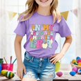 thumbnail image 2 of TZEWGL Cute Shirt For Kid Short Sleeve Letter Printed Round Neck Clothes For Newborns size 12-13T, 2 of 4