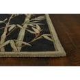 thumbnail image 3 of HomeRoots 352738 3 ft. 6 in. x 5 ft. 6 in. Wool Black Area Rug, 3 of 11