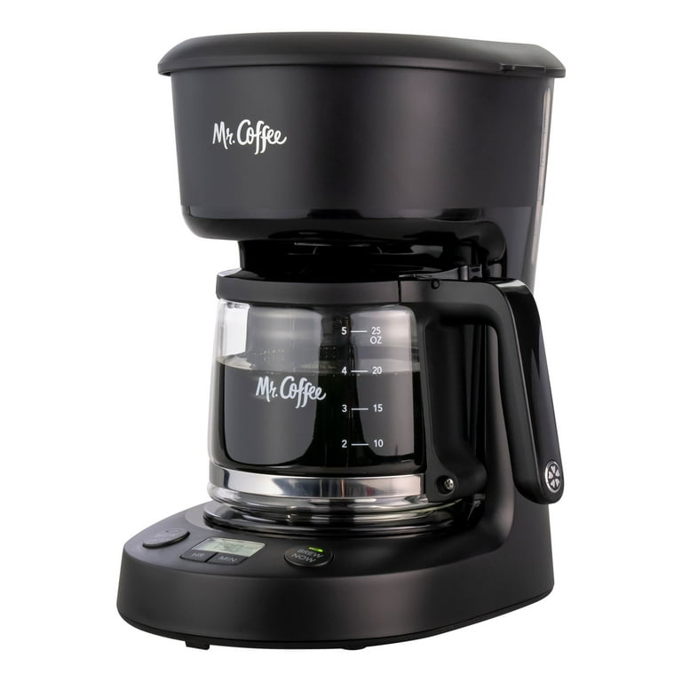 Mr. Coffee 5-Cup Small Drip Coffee Maker with Water Reservoir
