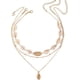 thumbnail image 1 of Shell Necklace Beach Jewelry for Women Sea Shell Necklace Layered Gold Shell Charm Necklaces Summer Outfits fwomen Beach Fashion 2025, 1 of 5