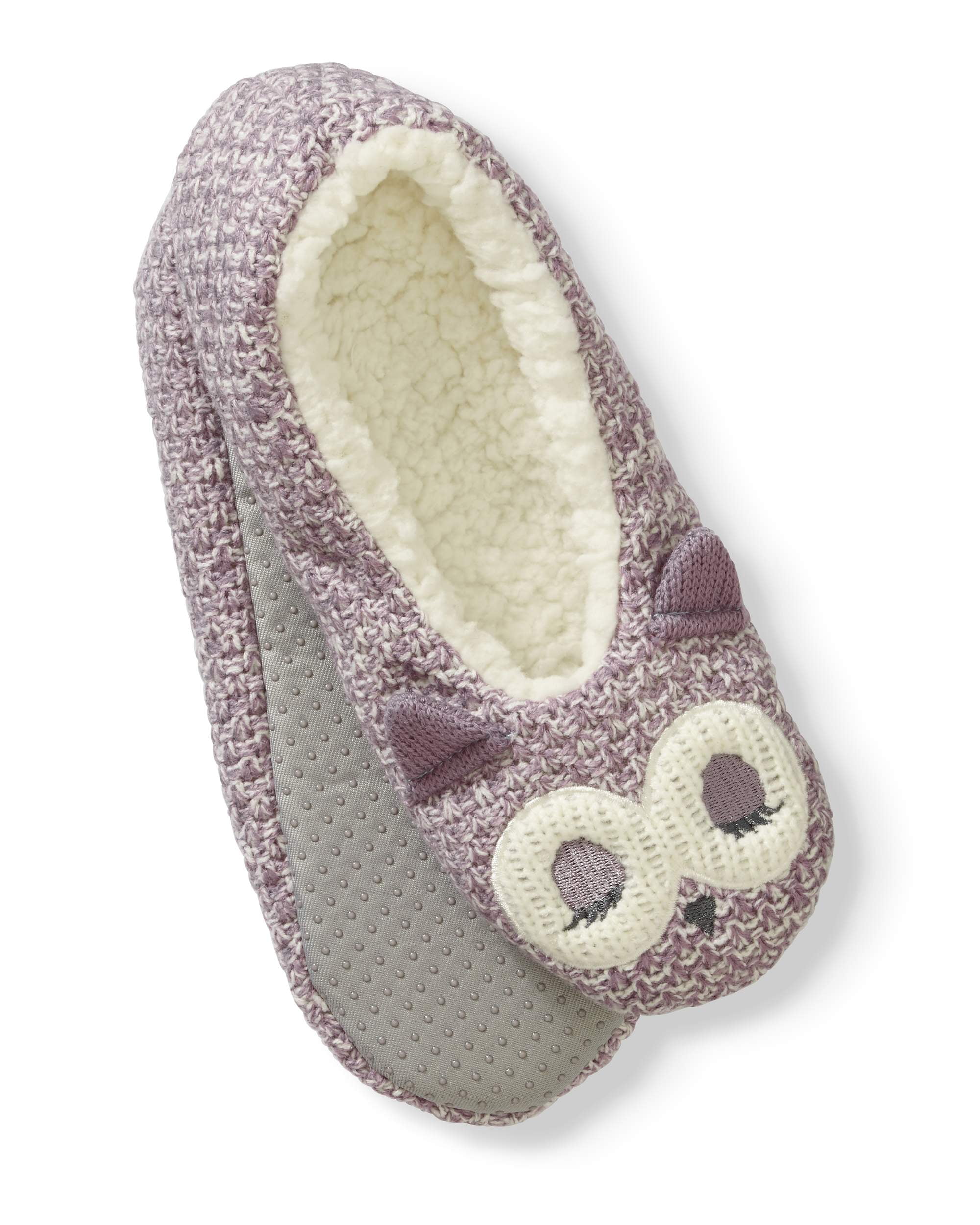 Women's Sleepy Owl Knit Pull-On Slipper 