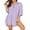 Light Purple, variant on Women's Cover Up Shirt V-Neck Swimsuit Beach Bikini Beachwear Button Down Bathing Suit