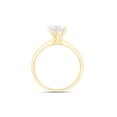 thumbnail image 4 of 1 1/2 ct. t.w 7.5MM Round Cut Lab Created Moissanite Diamond Solitaire Engagement Ring For Women In 10K Solid Yellow Gold (G-H Color, VVS1 Clarity, 1.50 Cttw)-4.5, 4 of 7
