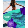thumbnail image 2 of VENTURE 4TH Microfiber Beach Towel: Quick-Dry Compact Sand-Free Absorbent Sandproof and Lightweight - Perfect compatible Camping Beach and Roadtrips (R_Gift Of G, 2 of 5