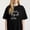 Black-1, variant on Scripty Text Graphic for Adults Funny Jesus Drank Wine Themed Casual Tee print T Shirt