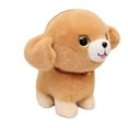 thumbnail image 1 of Khaki 9 Inch Standing Khaki Puppy Plush Toy Snuggly Stuffed Animal, 1 of 6