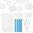 thumbnail image 4 of CYLINDSOME 1 Set of Silicone Resin Measuring Cups Tool Stir Sticks DIY Crystal Epoxy Cups Finger Cots, 4 of 5