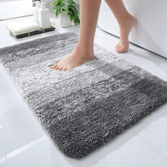 XmhyTop-A Modern Soft Fluffy Shaggy Rug for Bedroom Livingroom Small Chair Decor Rugs-16" x 24",Grey