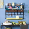 Wall Mount Craft Storage Rack with Baskets
