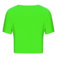 thumbnail image 7 of Bigersell Short Sleeve Tunic Tops for Women Short Sleeve Solid Color Crewneck Casual Tops Pullover T-shirt Women Peplum Scoop Neck Short Sleeve Summer Tops Style B8193, Army Green XL, 7 of 7