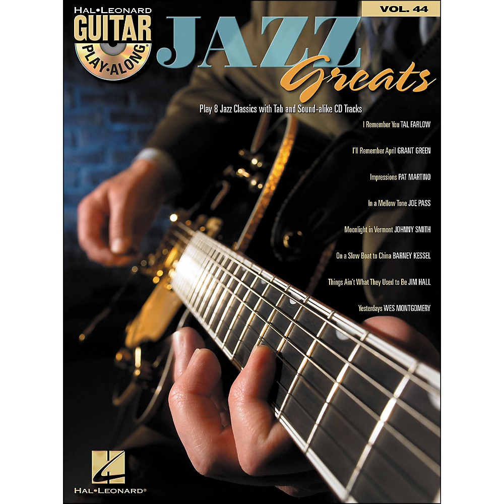Hal Leonard Jazz Greats Guitar PlayAlong Volume 44 Book/CD Walmart