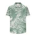 thumbnail image 2 of CaiJunJia George Button Down Shirts for Men,Men's Hawaiian Shirt Beach Tropical Button Up Vacation Hawaii Summer Shirts, 2 of 6