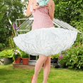 thumbnail image 6 of FVDPWYE Women's Crinoline Underskirt Hoopless Petticoat Half Slips Bubble Skirt Gown above Knee Short Tutu Skirt Slip Tulle Petticoat Style D, 6 of 9