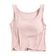 thumbnail image 2 of Camisola de manga corta para mujer con almohadilla para el pecho, sin aros de acero, ropa interior para yoga, pijamas deportivos, pijamas para mujer, 2 of 3