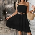 thumbnail image 4 of Giftesty Summer Dresses for Women Sexy Strapless and Slimming Holiday Dress, 4 of 8