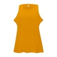 thumbnail image 4 of Women's Ribbed Sleeveless Tank Top, Racerback Thick Strap Casual Camisole, Solid Color Basic Cami for Women, Summer Layering Tops, Everyday Basic Casual Tops for Women Yellow S, 4 of 5