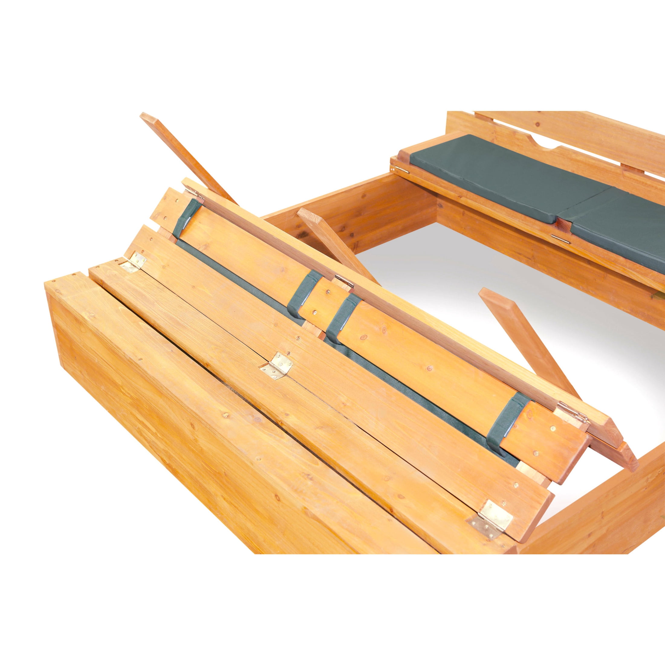 Badger Basket Seat Cushions for Convertible Cedar Sandboxes, Dark Green