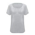 thumbnail image 4 of Ladies Tops and Blouses Womens Solid See Through Long Sleeve Arm Shaper Top Mesh Shirt Blouse Long Sleeve T shirt Women, 4 of 5