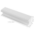 thumbnail image 2 of BESTONZON Wooden Floor Mirror Holder White Anti-Slip Artwork Display Rack, 2 of 8