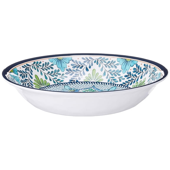 Certified International Talavera Melamine 13.75" x 2.75" Large Serving Bowl, Multicolor