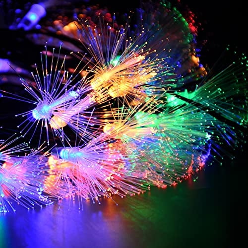 Guirnalda de luces de fibra óptica YOLIGHT 33m 60 LED Starburst