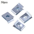 thumbnail image 2 of 50pcs Universal Car Speed Fasteners U-nuts Thread Screws Fenders Bumpers Clips, 2 of 6