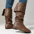 thumbnail image 6 of Brown Women Boots With Easy Care Comfortable For Low Maintenance, 6 of 8