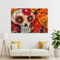 thumbnail image 4 of Mexican Day of The Dead Canvas Art Poster And Wall Art Picture Print Modern Family Bedroom Decor Posters,Unframe-style,08x12inch(20x30cm), 4 of 8