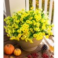 thumbnail image 1 of Flores artificiales de otoño HyeFlora Yellow Silk Morning Glory, 1 of 9