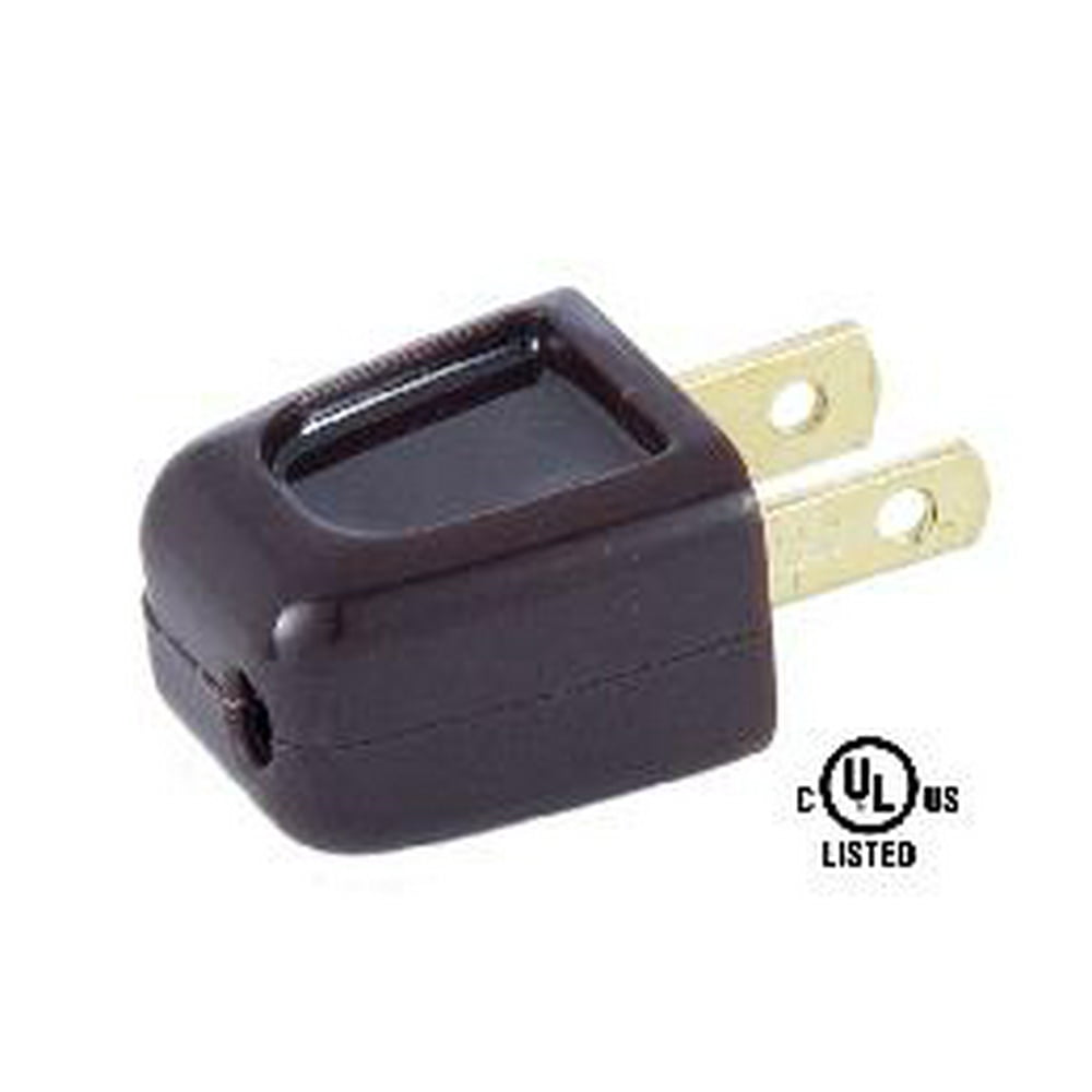 B&P Lamp® Polarized Quick Connect Lamp Plugs (SPT2, Brown) Walmart