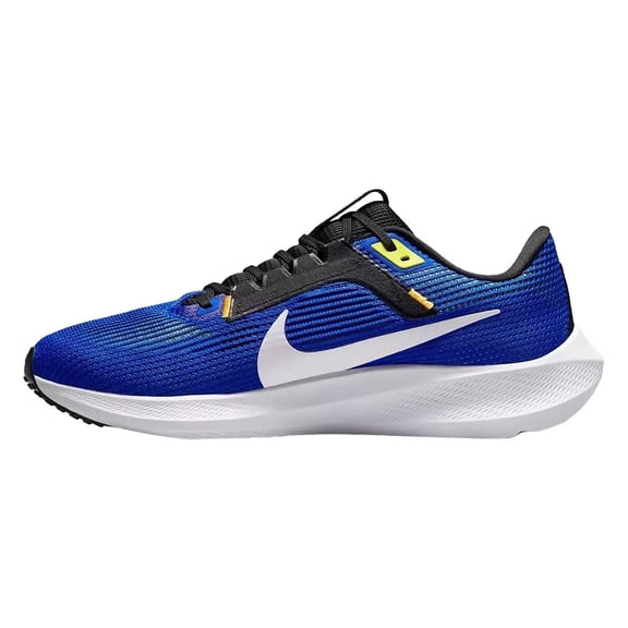 Nike Air Zoom Pegasus 40 Mens Shoes Size 7, Color: Racer Blue/White/Black/Sundial