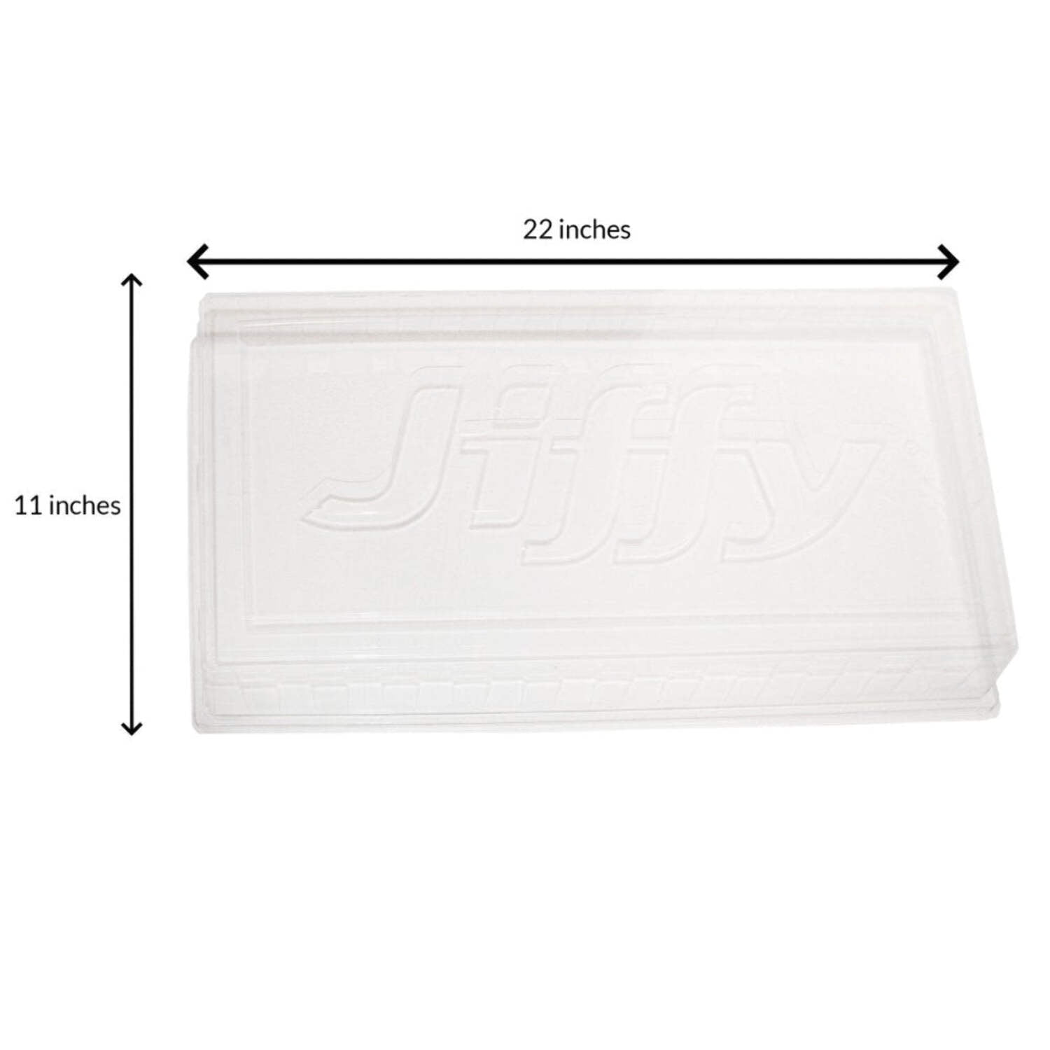 Jiffy Greenhouse Humidity Dome Tray - Plant Germination Tray, Breathable - 10 Pack