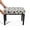 Black Paw, variant on HELLHERO Hummingbird Cherry Blossom Rectangle Stool Cover,Piano Bench Cover, Universal Stretch Stools Covers Living Room Decorations