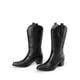 thumbnail image 4 of Bota DREAM PAIRS Vaquera Media Caña Punta Cuadrada Bordada, 4 of 7